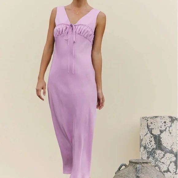 NEW Ciao Lucia Carolinne Dress in Lilac size L - Picture 5 of 13